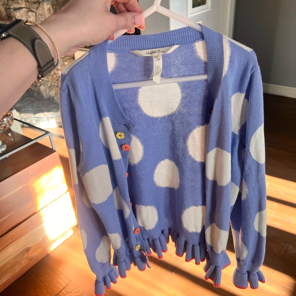 Polka dot cardigan